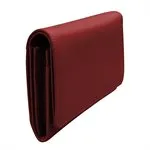 ILI 7428 MERLOT FRENCH WALLET INTERNATIONAL LEATHER INDUSTRIES