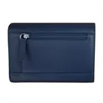 ILI 7428 NAVY FRENCH WALLET INTERNATIONAL LEATHER INDUSTRIES