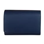 ILI 7428 NAVY FRENCH WALLET INTERNATIONAL LEATHER INDUSTRIES