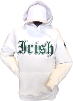 Irish Hoodie Gothic White