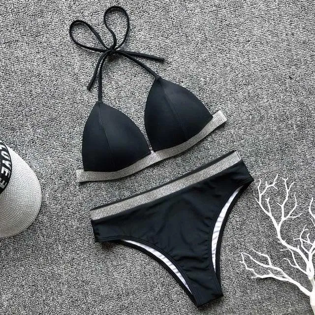 Izabella Halter Push Up Bikini