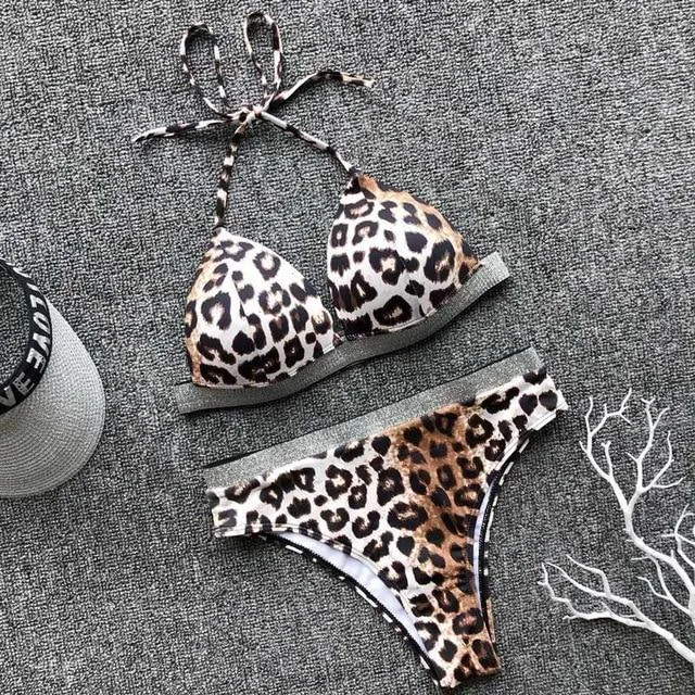 Izabella Halter Push Up Bikini