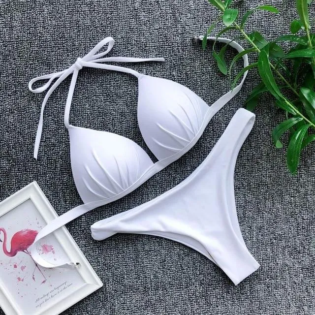 Izabella Halter Push Up Bikini