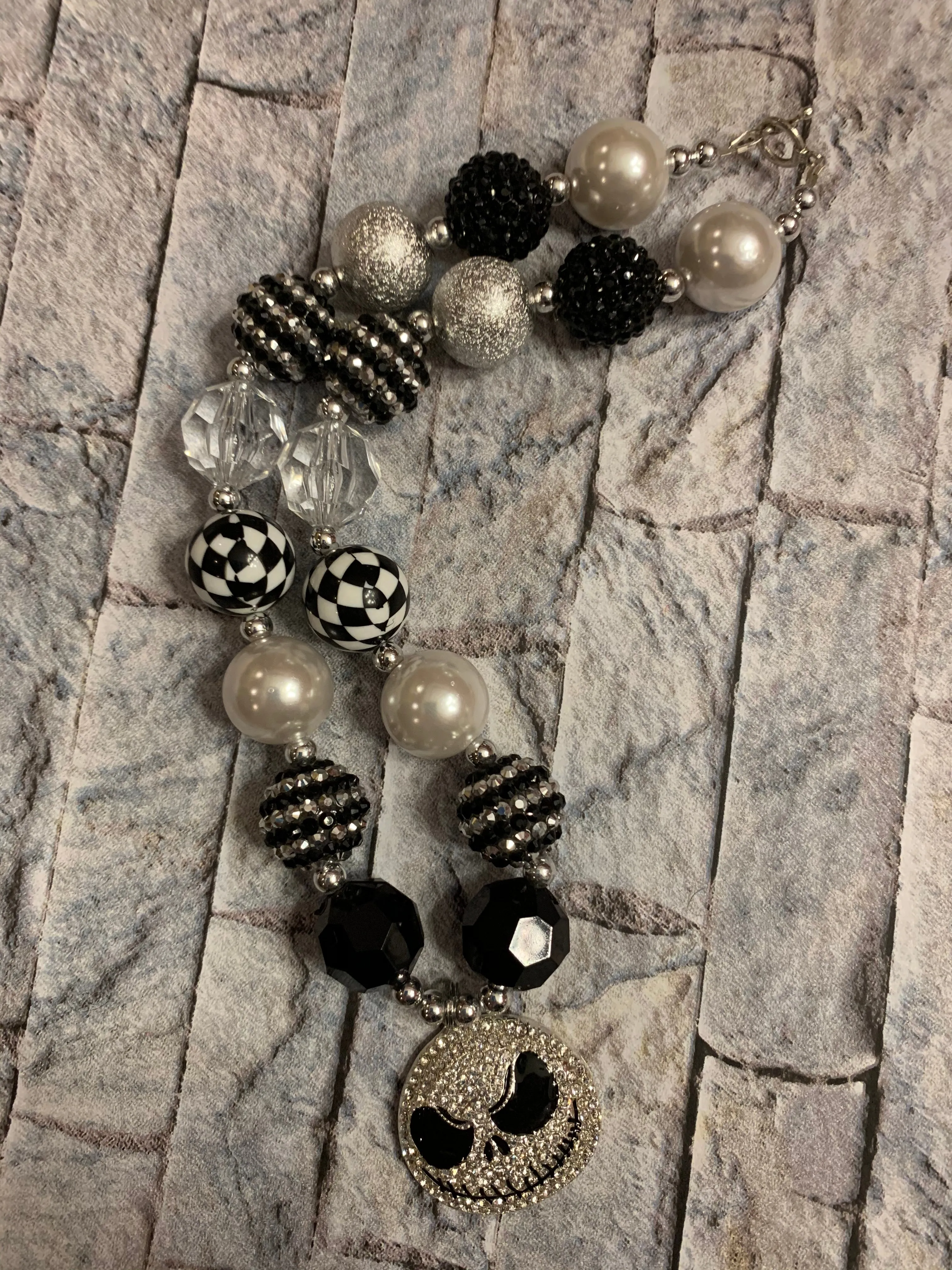 Jack Skellington Chunky Necklace