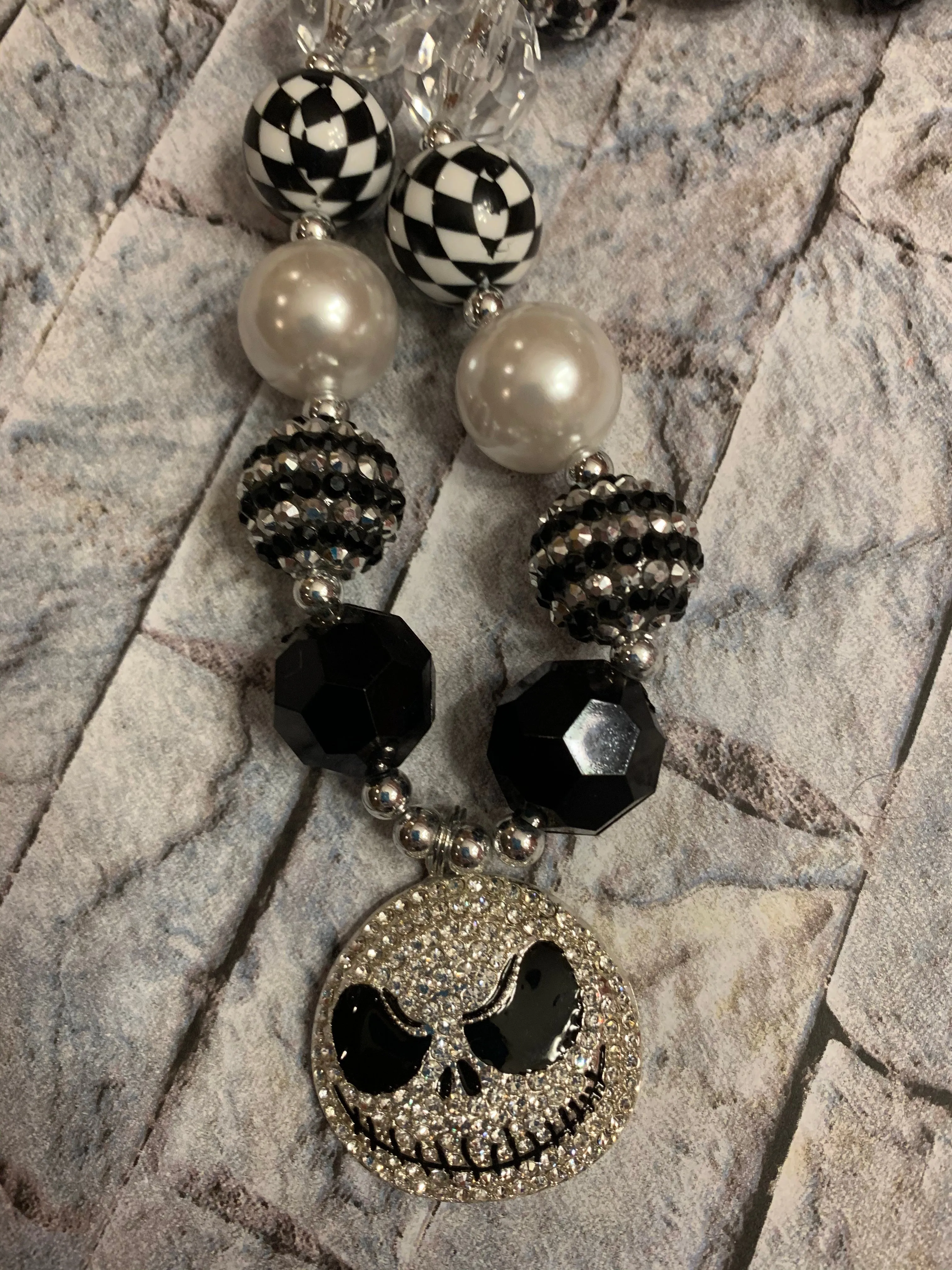 Jack Skellington Chunky Necklace