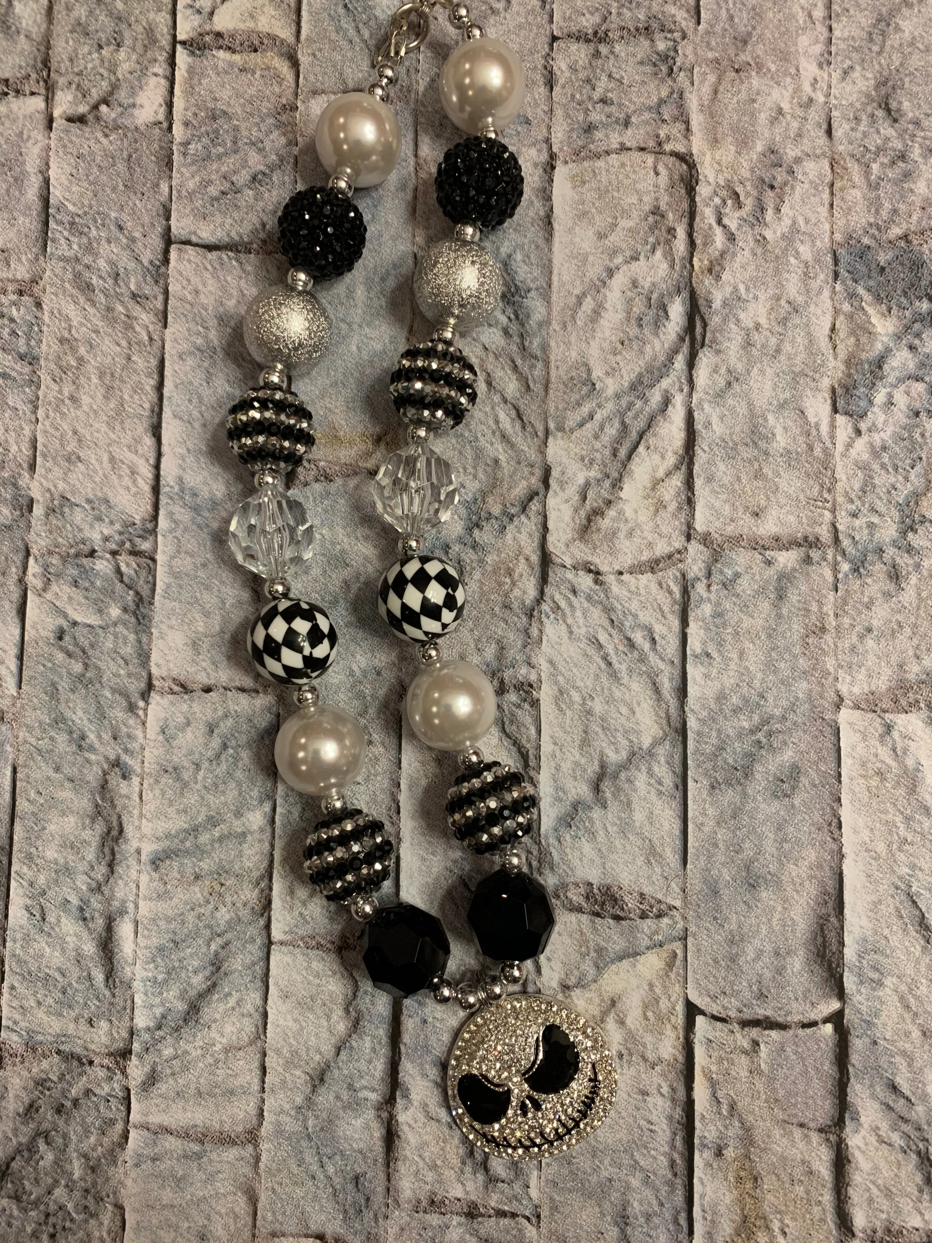 Jack Skellington Chunky Necklace