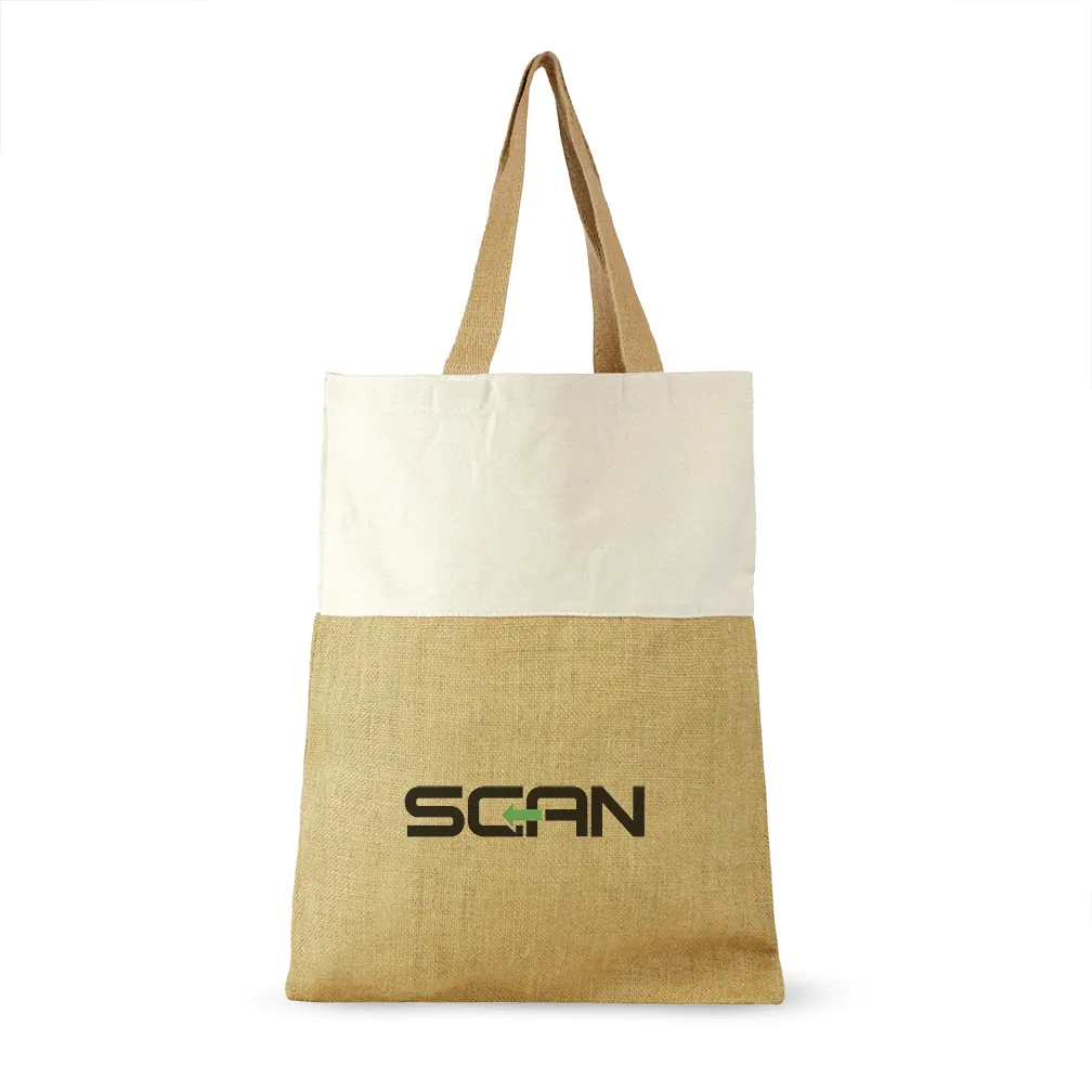Jute and Cotton Shopping Bag