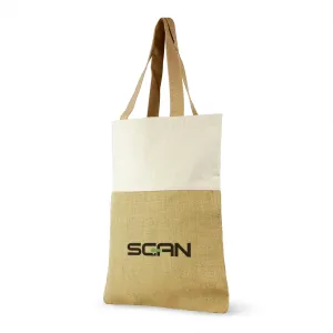 Jute and Cotton Shopping Bag