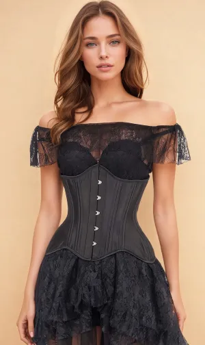 Katie New Curvy Waist Training Underbust Corset