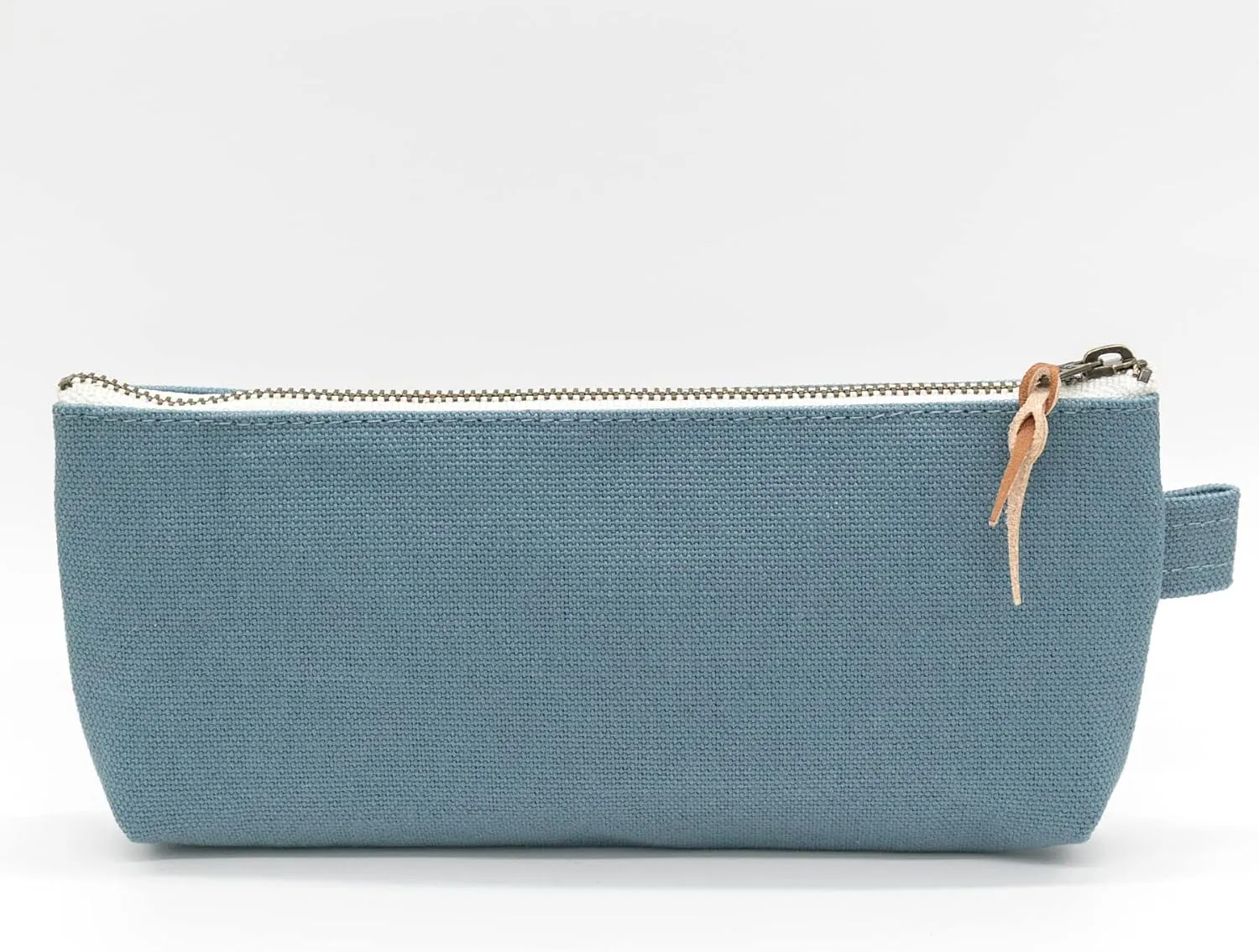 Kurashiki Canvas Pen Case - Sage Green