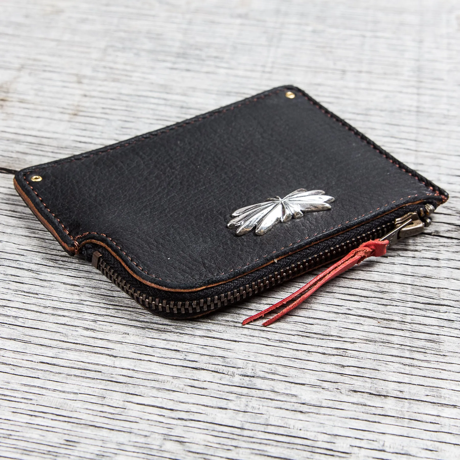 Larry Smith Deer Skin Multi Wallet LT-0043 Black