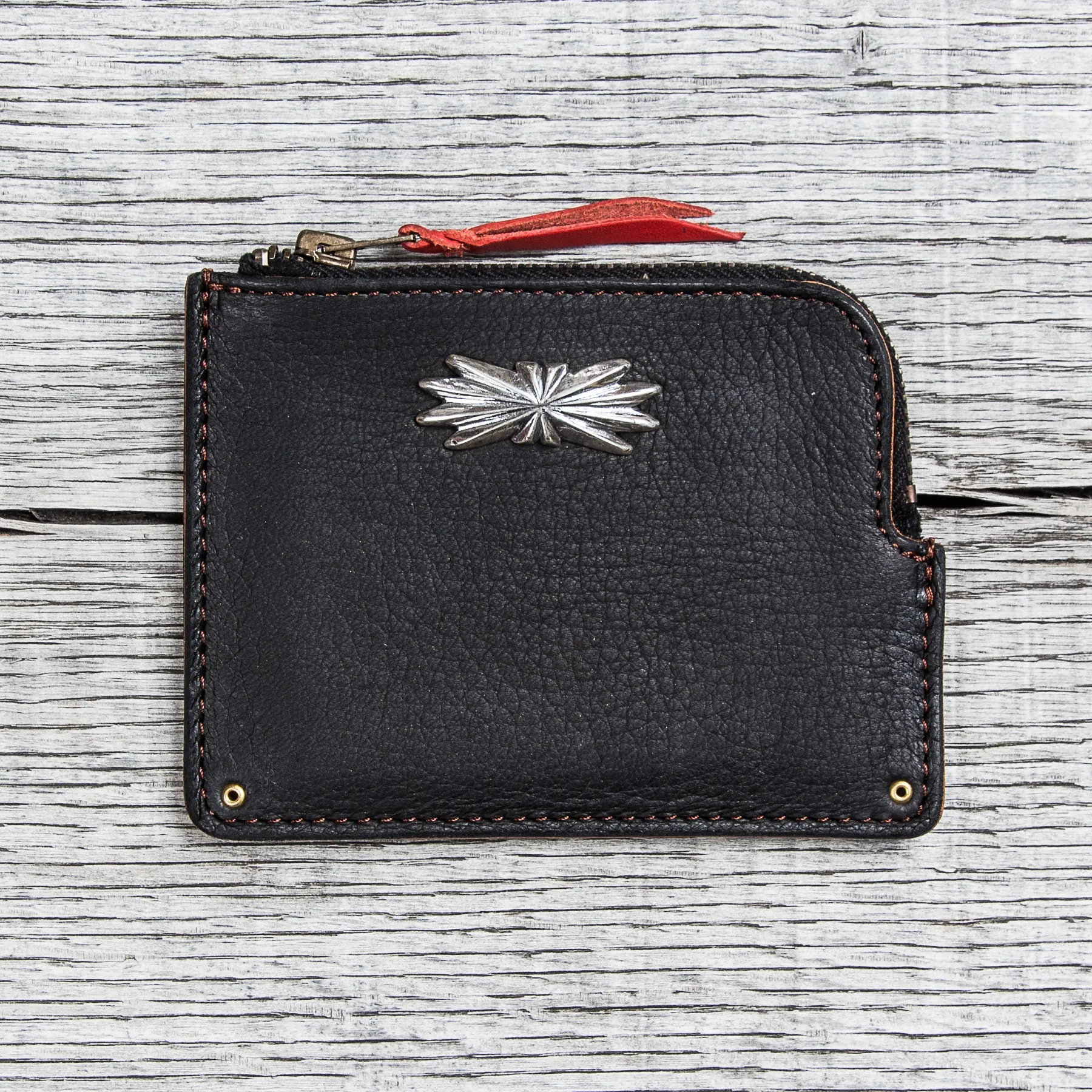 Larry Smith Deer Skin Multi Wallet LT-0043 Black