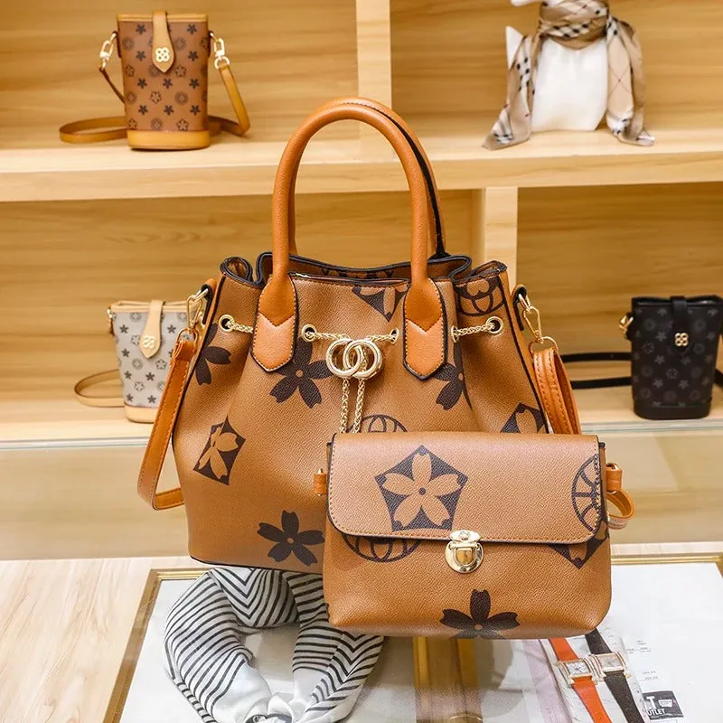Latest Women Purses and Handbags Shoulder Ladies Hand Bags Designer Waterproof Handbag Set