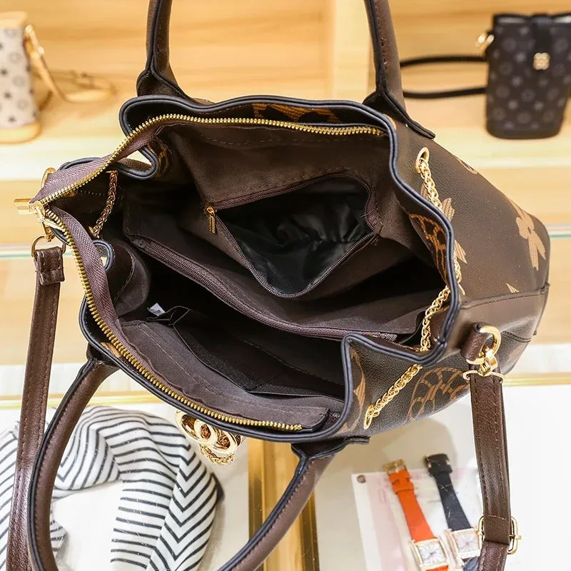 Latest Women Purses and Handbags Shoulder Ladies Hand Bags Designer Waterproof Handbag Set