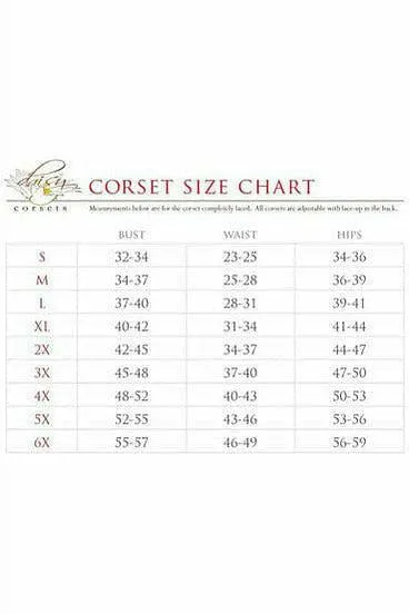 Lavish Black Cotton Underbust Corset