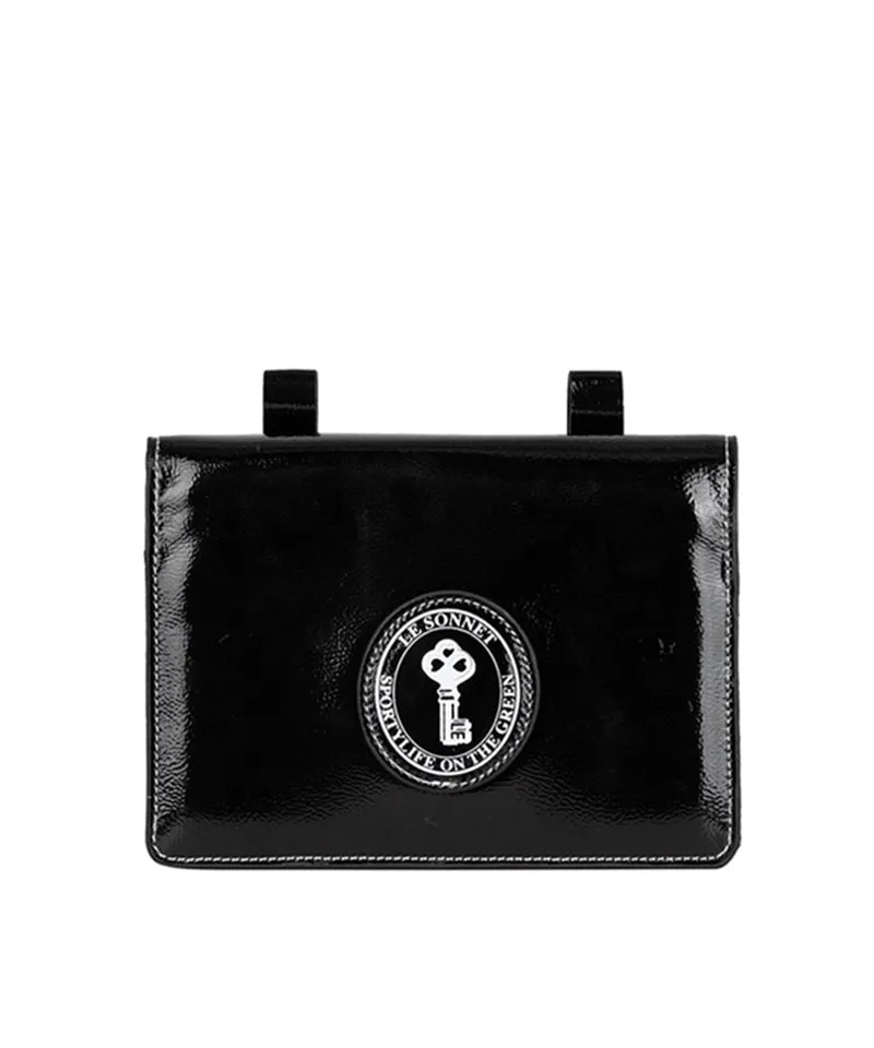 LE SONNET Shining Belt Bag - Black