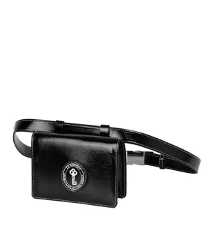 LE SONNET Shining Belt Bag - Black