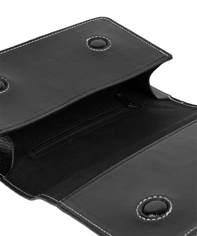 LE SONNET Shining Belt Bag - Black