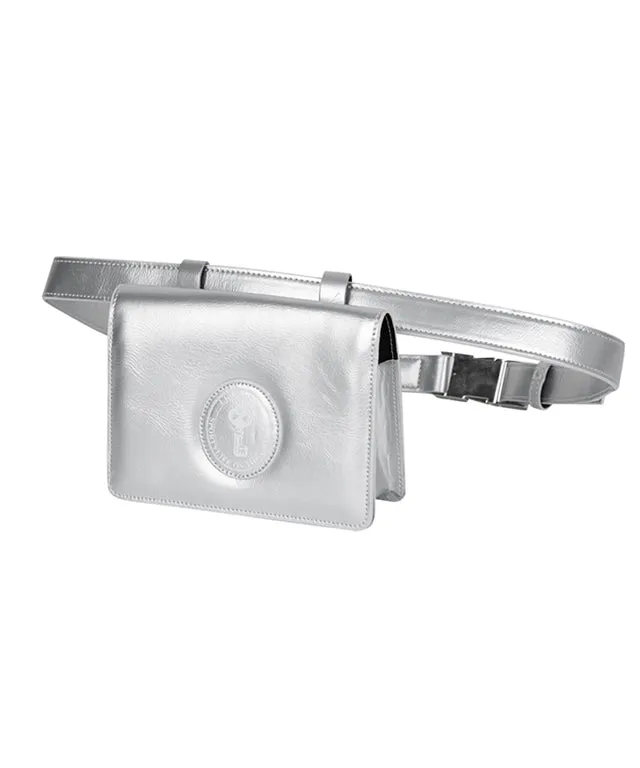 LE SONNET Shining Belt Bag - Silver