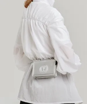 LE SONNET Shining Belt Bag - Silver