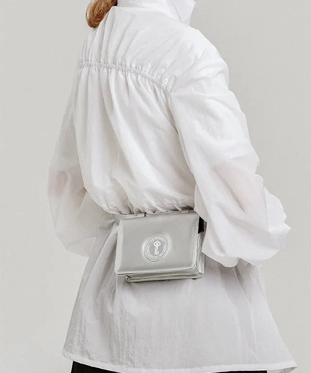 LE SONNET Shining Belt Bag - Silver