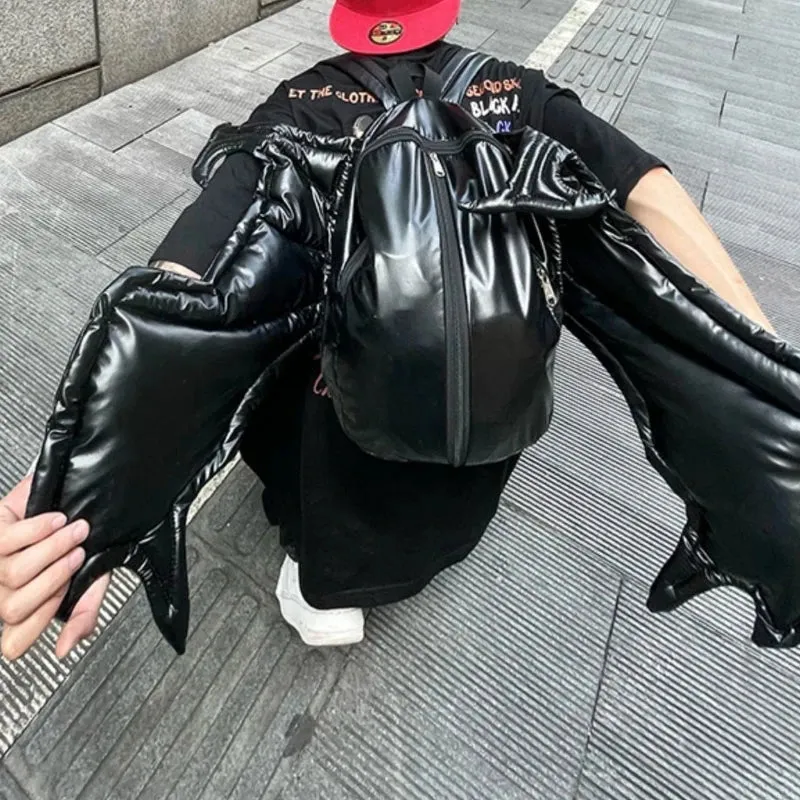 Leather Bat Backpack