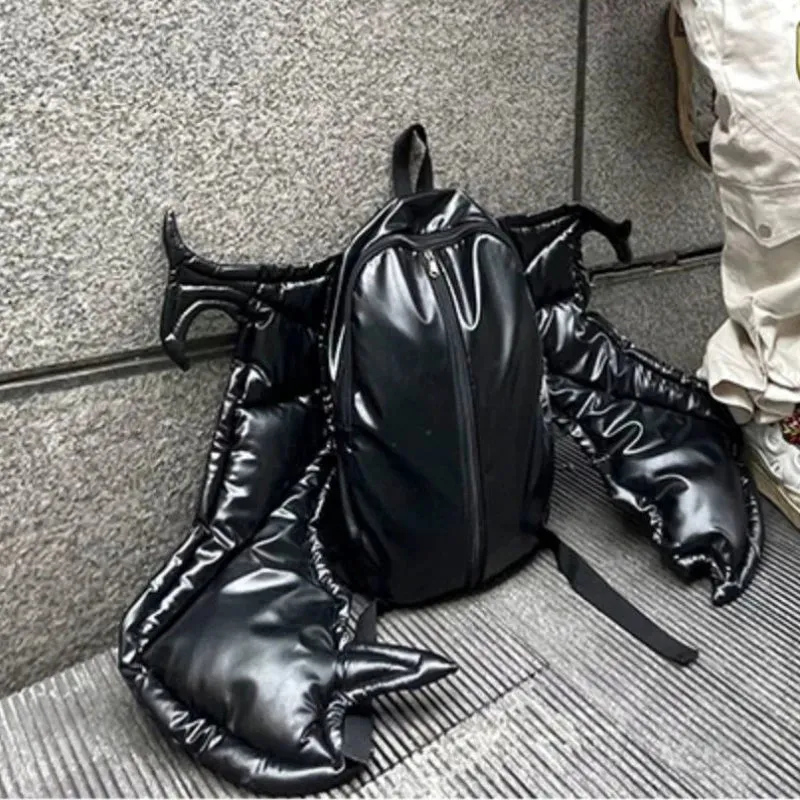 Leather Bat Backpack