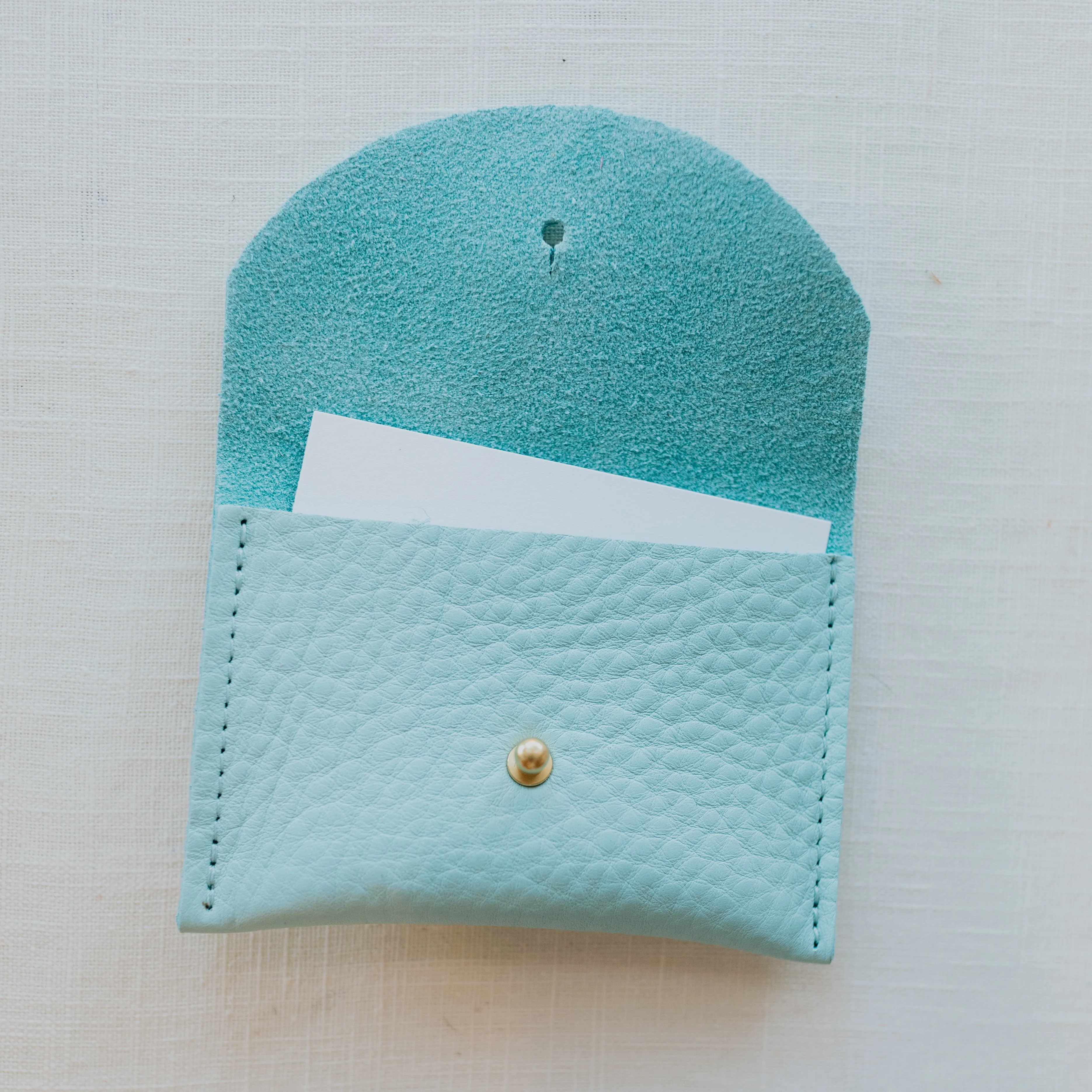 Leather Cardholder ~ Robin