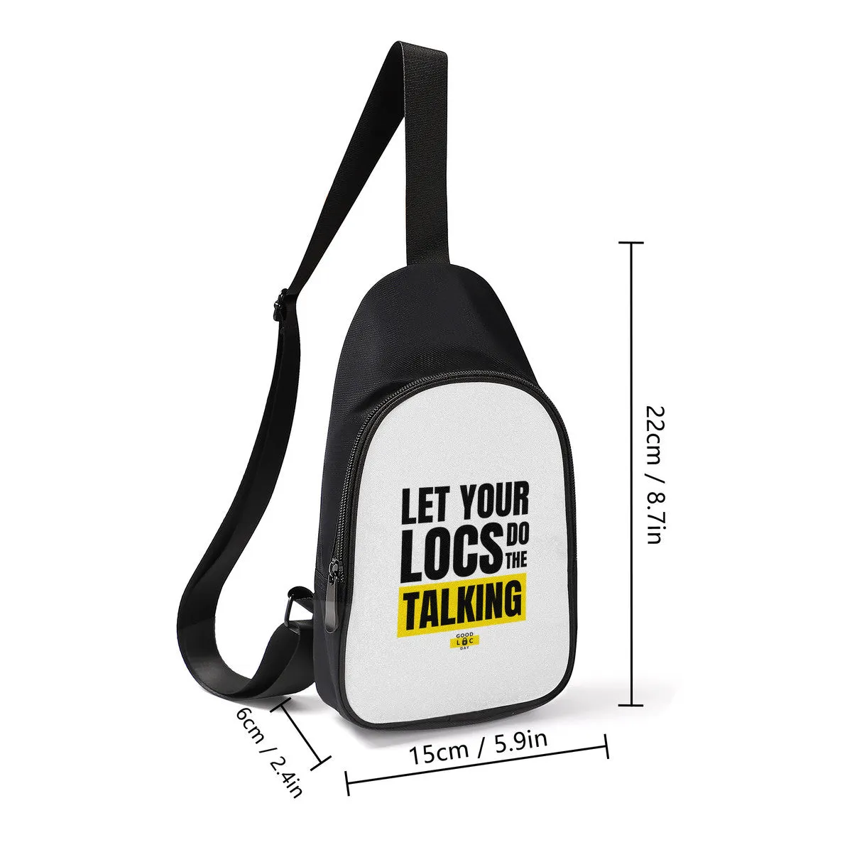 Let Your Locs Do The Talking Chest Bag