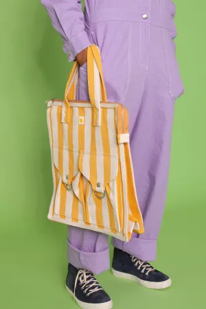 L.F. Markey Striped Beach Bag - Yellow or Red