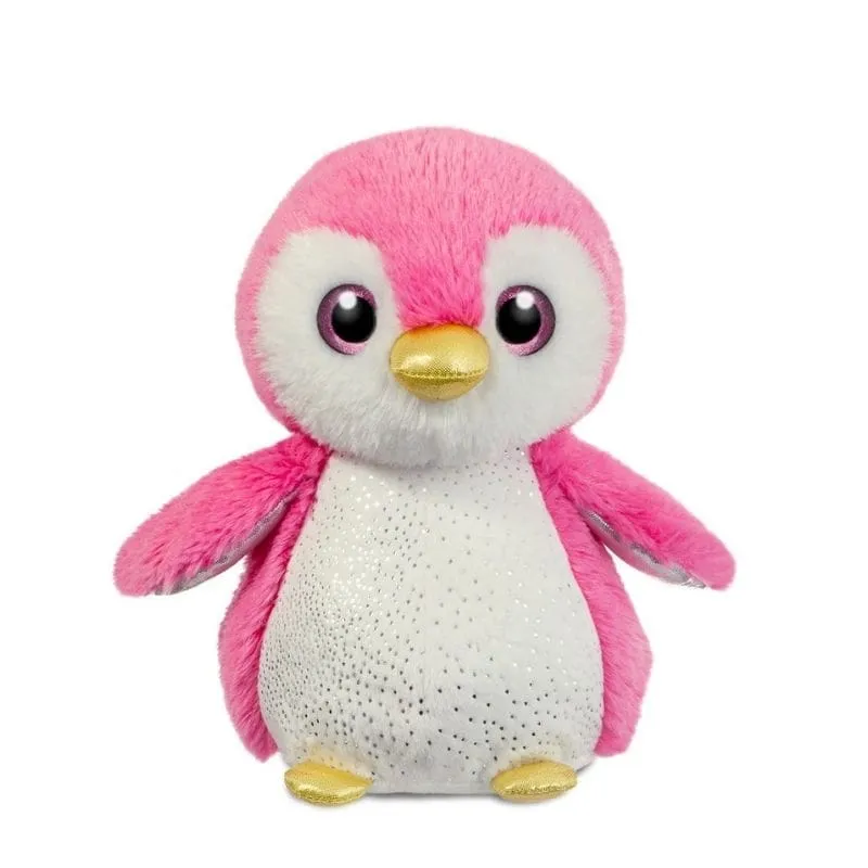Lily Penguin 10" (25cm) Sparkle Tales Pink Penguin Soft Toy by Aurora