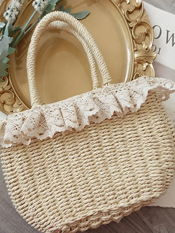 Lolita Bag Polyester Lace Bows Accessory Lolita Accessories