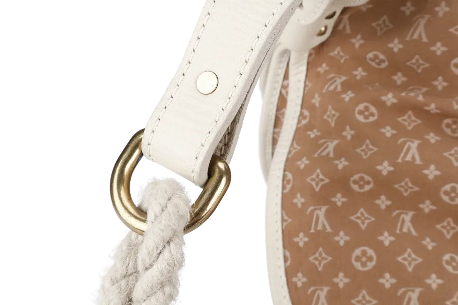 LOUIS VUITTON AMMAN MINI LIN MONOGRAM BEIGE CANVAS GOLD HARDWARE NO DUST COVER