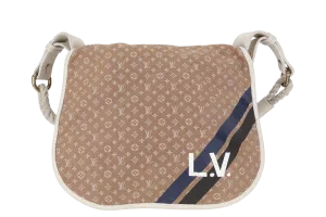 LOUIS VUITTON AMMAN MINI LIN MONOGRAM BEIGE CANVAS GOLD HARDWARE NO DUST COVER