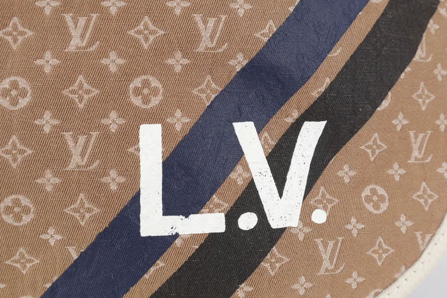 LOUIS VUITTON AMMAN MINI LIN MONOGRAM BEIGE CANVAS GOLD HARDWARE NO DUST COVER