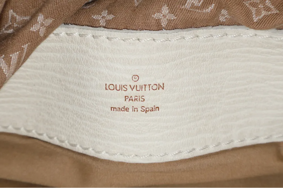 LOUIS VUITTON AMMAN MINI LIN MONOGRAM BEIGE CANVAS GOLD HARDWARE NO DUST COVER