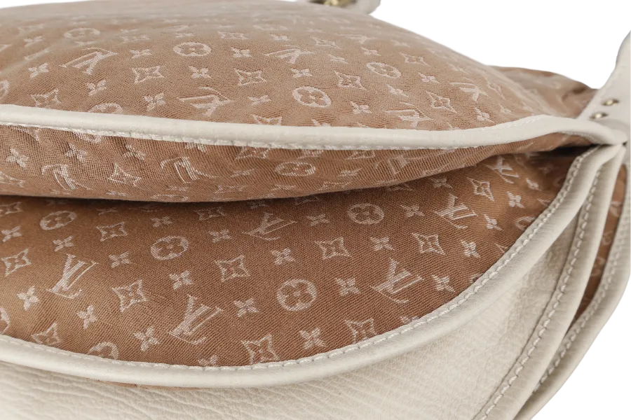 LOUIS VUITTON AMMAN MINI LIN MONOGRAM BEIGE CANVAS GOLD HARDWARE NO DUST COVER