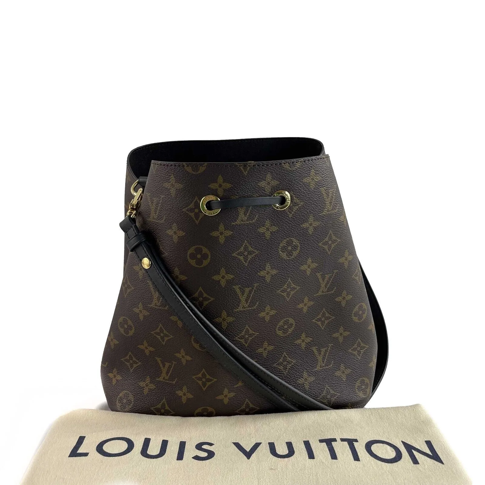 Louis Vuitton - Excellent - LV NeoNoe Monogram Brown Canvas MM Shoulder Bag