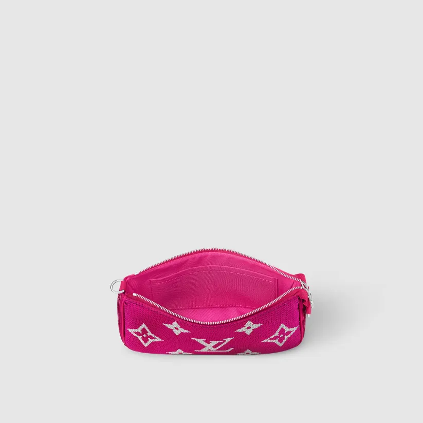Louis Vuitton Fuchsia Pochette Accessoires LV NIGHT M23638