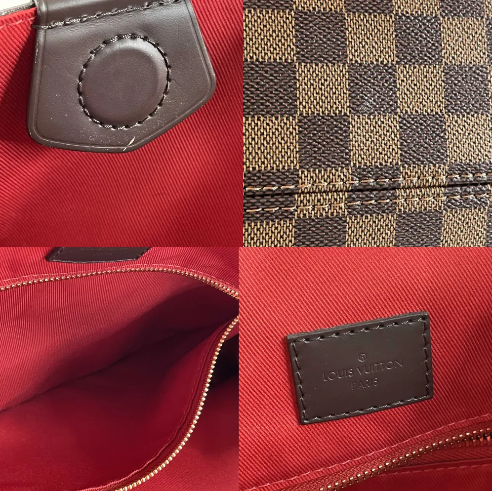 Louis Vuitton - LV Graceful Damier PM Ebene Canvas Shoulder Bag