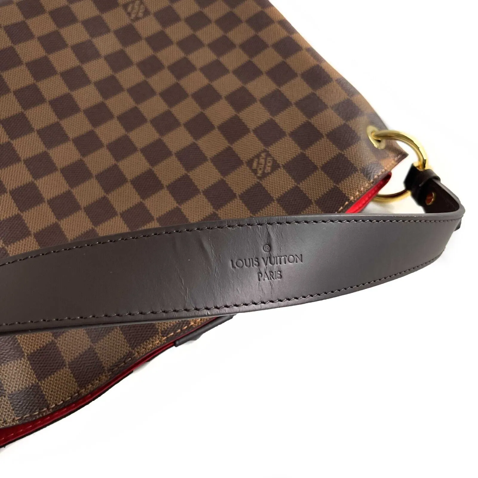 Louis Vuitton - LV Graceful Damier PM Ebene Canvas Shoulder Bag