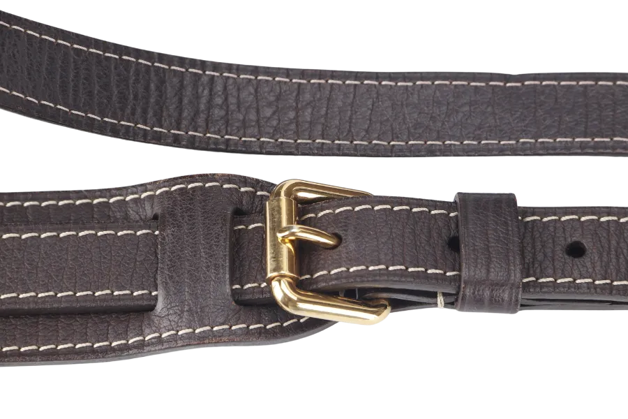 LOUIS VUITTON MINI LIN BASACE ANGELA (M95617) MONOGRAM CANVAS BROWN LEATHER TRIM GOLD HARDWARE WITH STRAP