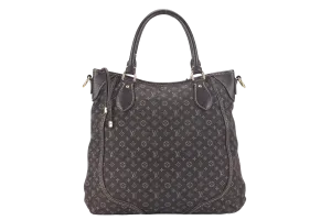 LOUIS VUITTON MINI LIN BASACE ANGELA (M95617) MONOGRAM CANVAS BROWN LEATHER TRIM GOLD HARDWARE WITH STRAP