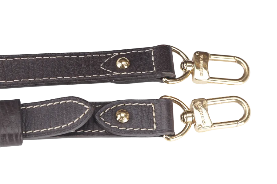 LOUIS VUITTON MINI LIN BASACE ANGELA (M95617) MONOGRAM CANVAS BROWN LEATHER TRIM GOLD HARDWARE WITH STRAP
