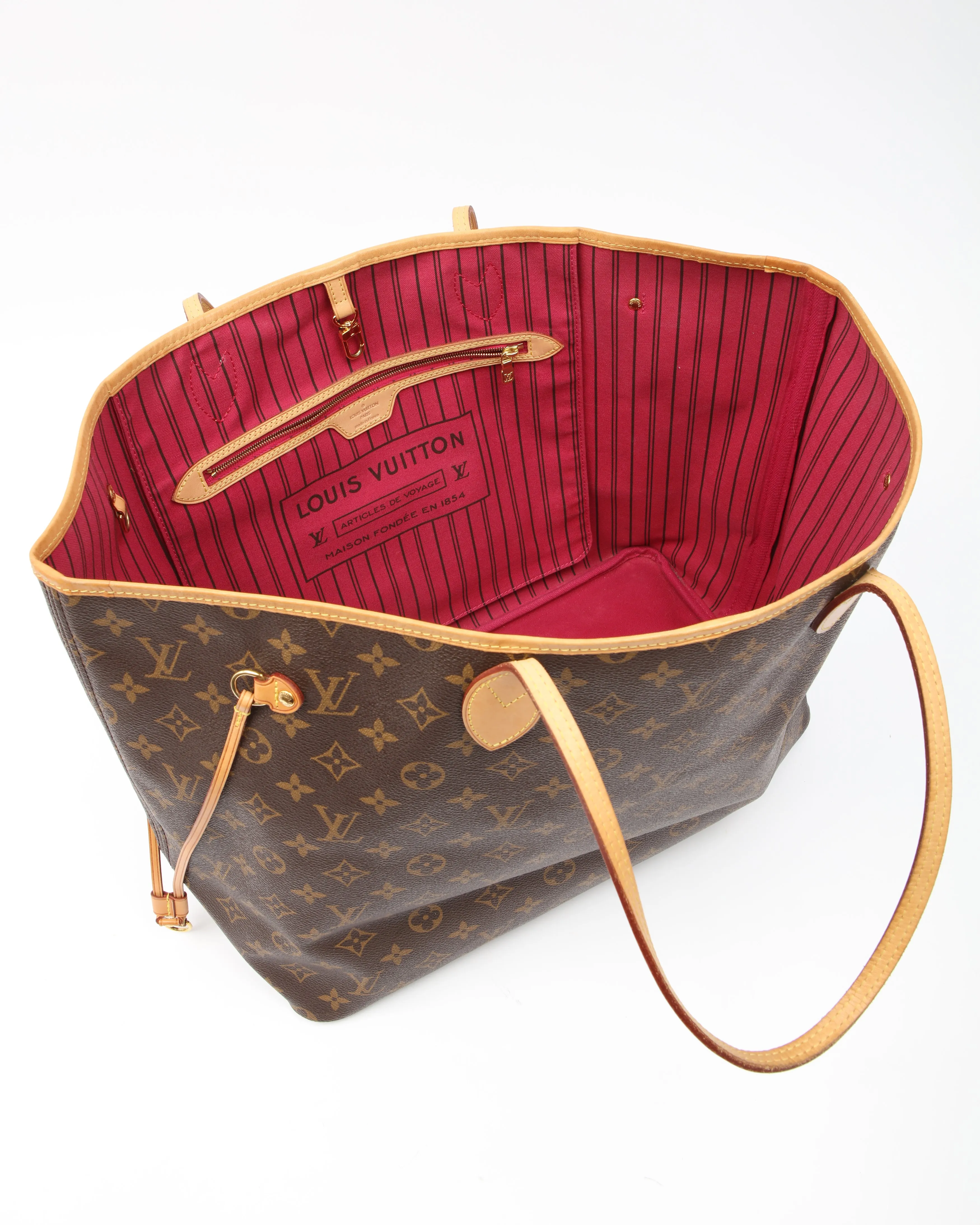 Louis Vuitton Monogram Canvas Neverfull GM w/pouch