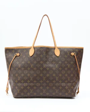 Louis Vuitton Monogram Canvas Neverfull GM w/pouch