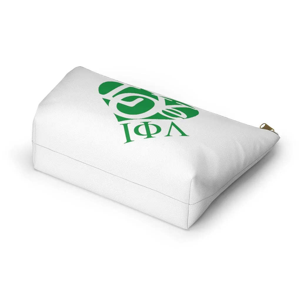 Love Iota Accessory Pouch w T-bottom (White)