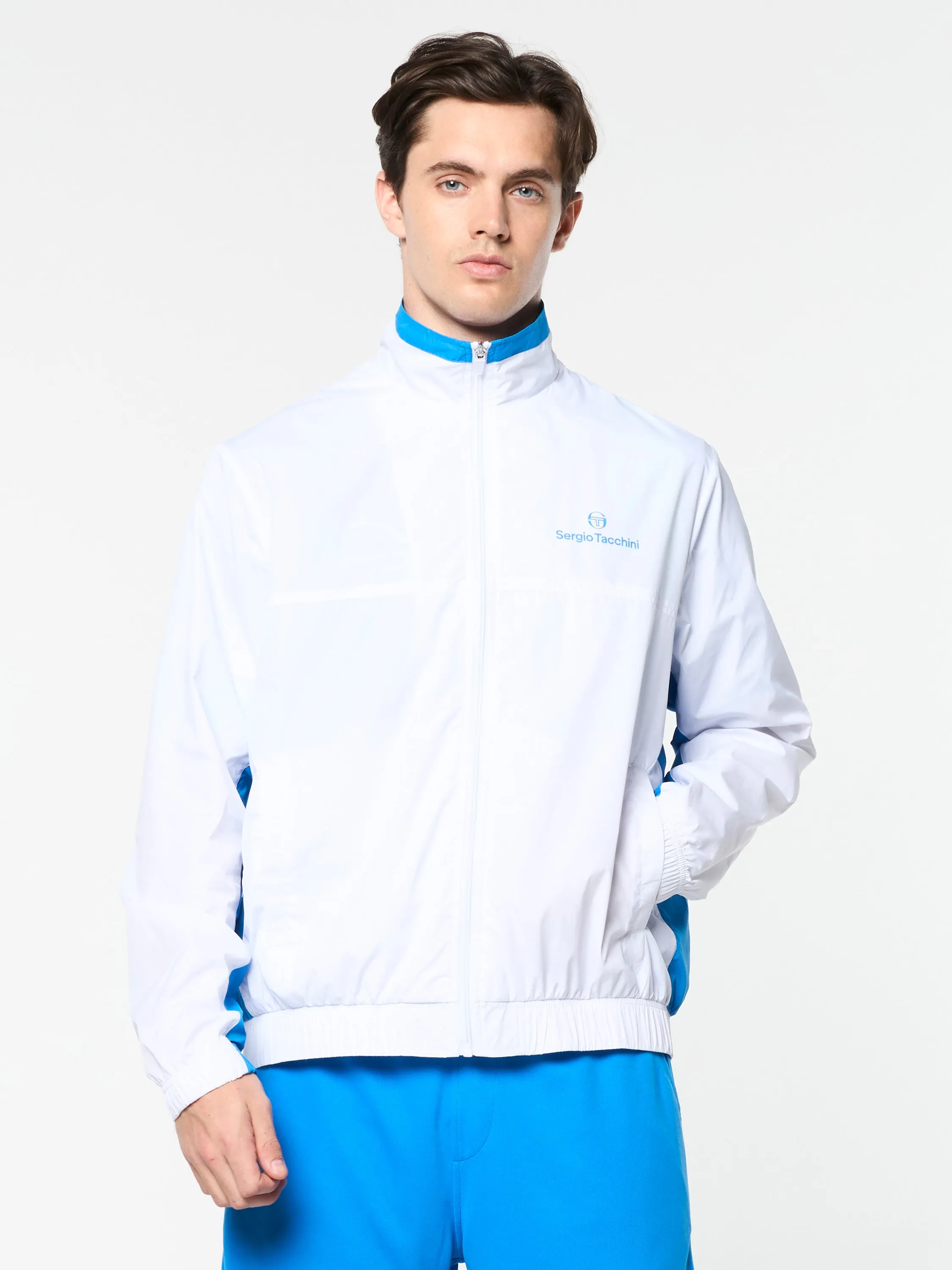 Luca Track Jacket- Brilliant White