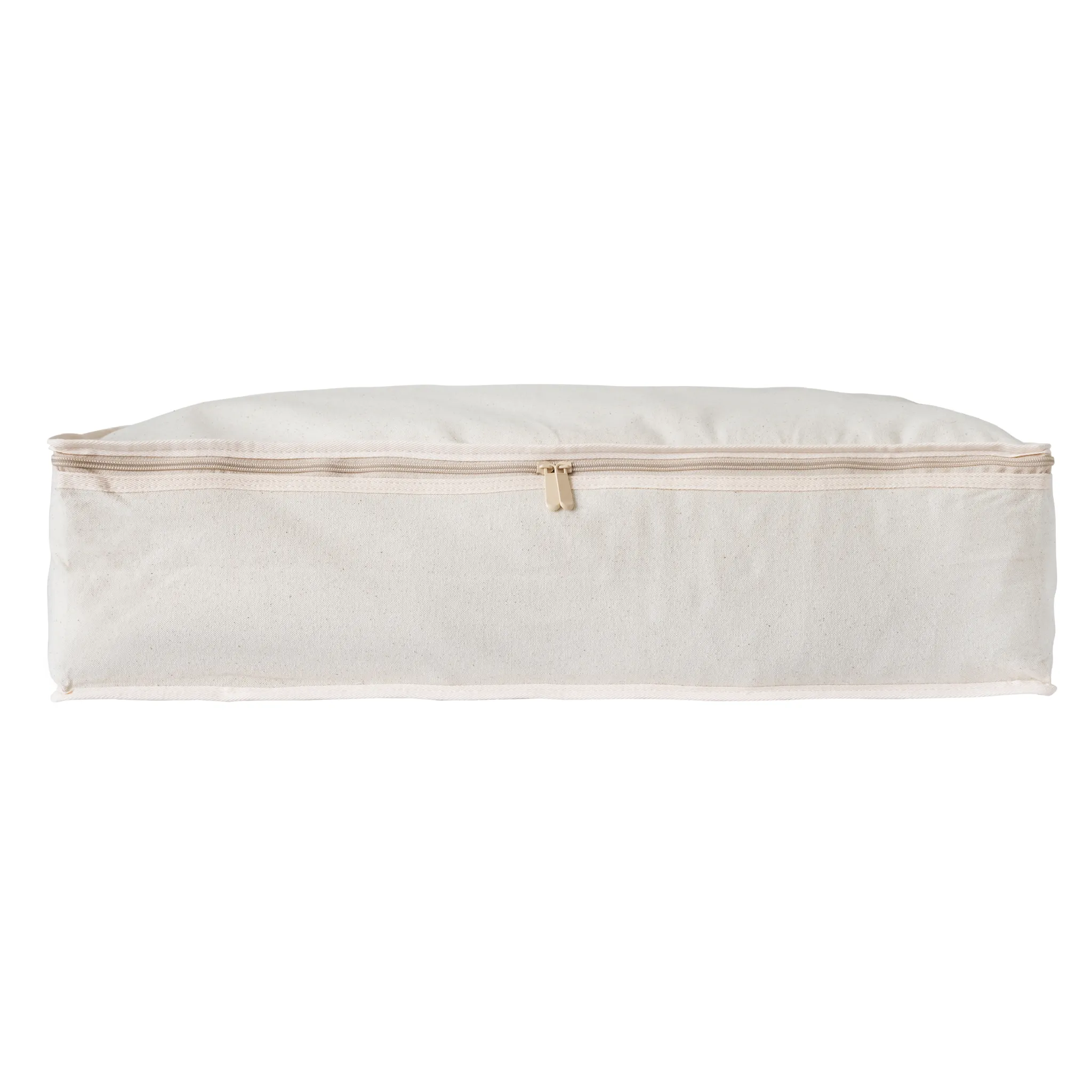 LUSH 10oz Extra Thick Pure Natural Cotton Storage Bags - Large - ( Enhanced Zip Line & Extra Thick Handles)