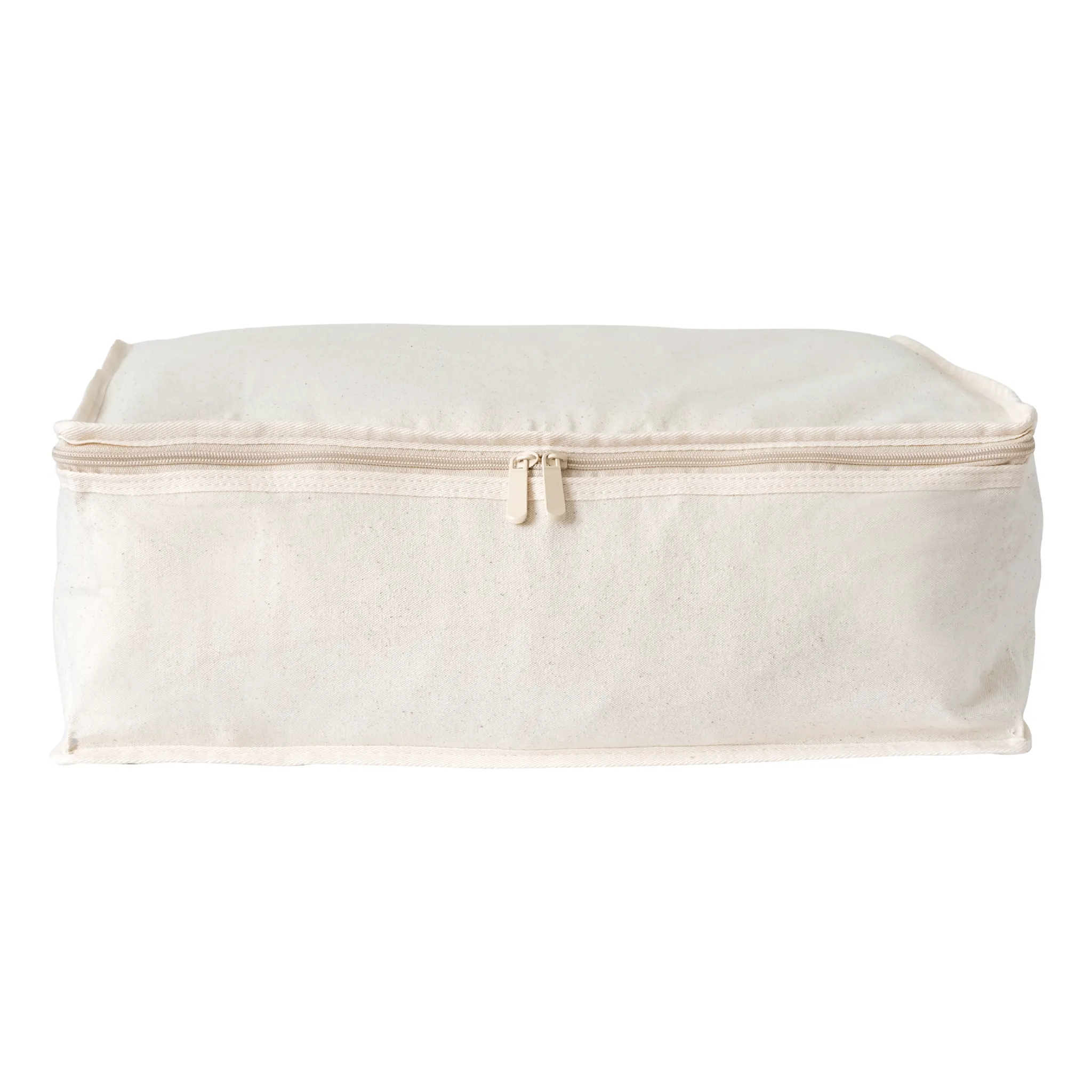 LUSH 10oz Extra Thick Pure Natural Cotton Storage Bags - Medium - ( Enhanced Zip Line & Extra Thick Handles)